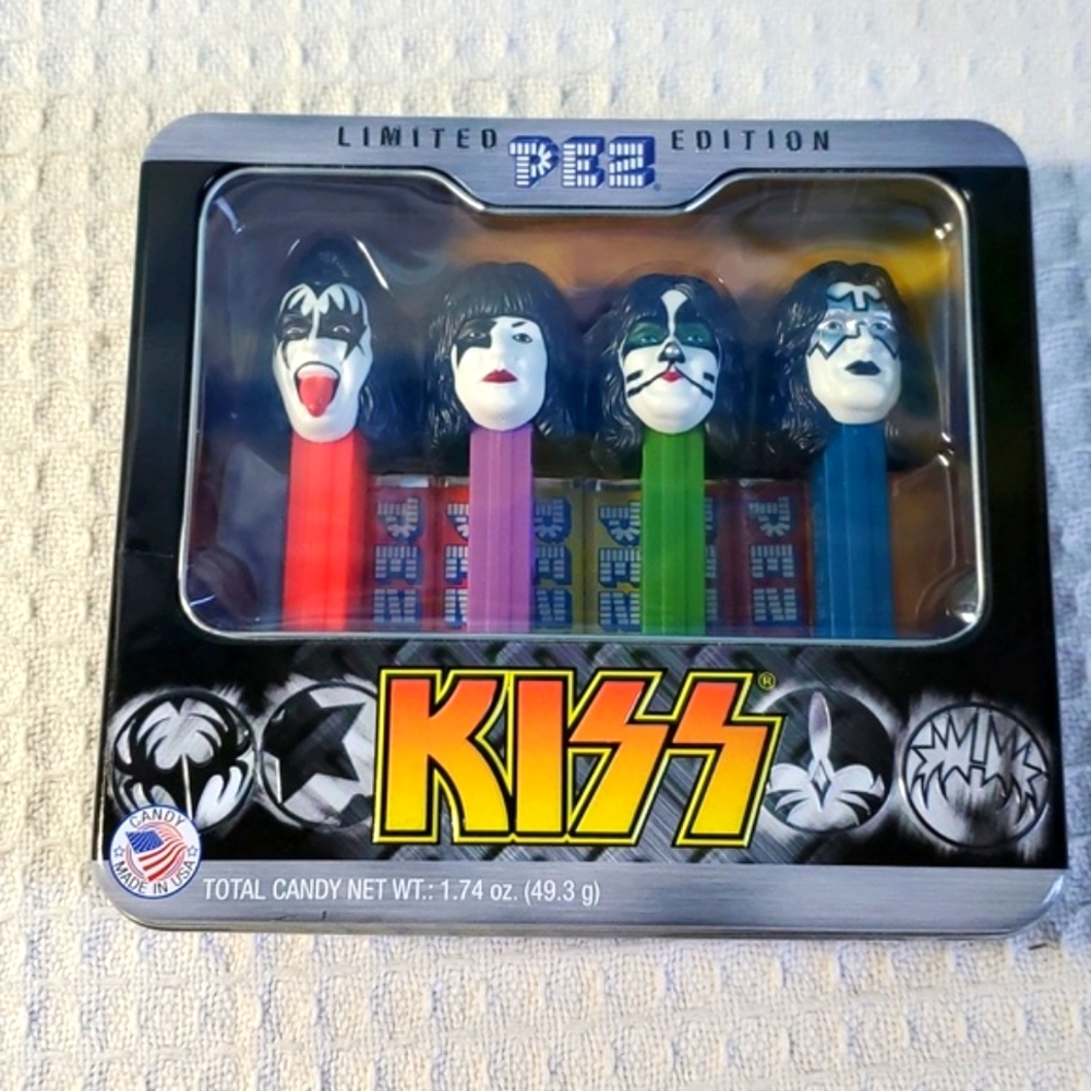 KISS Band Pez Limited Edition 4 pieces seal
